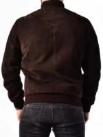Brown Suede Leather Jacket