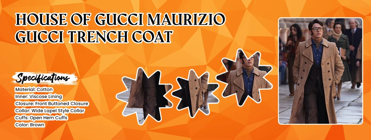House of Gucci Maurizio Gucci Trench Coat