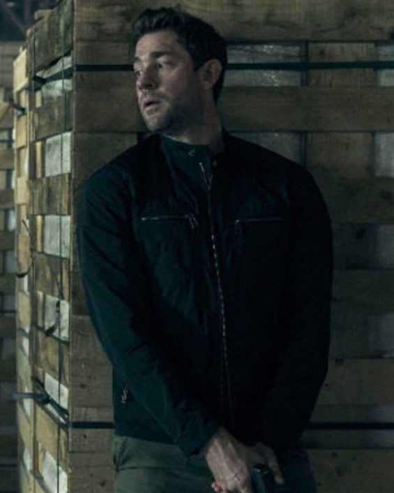 Jack Ryan S03 John Krasinski Black Jacket