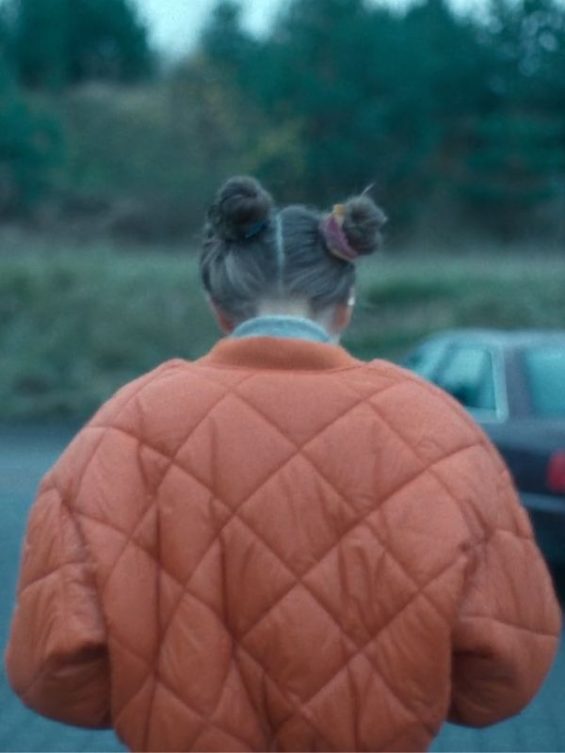 Dead End Maja Wolska Orange Quilted Jacket