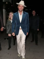 Matt Goss Suede Leather Blazer