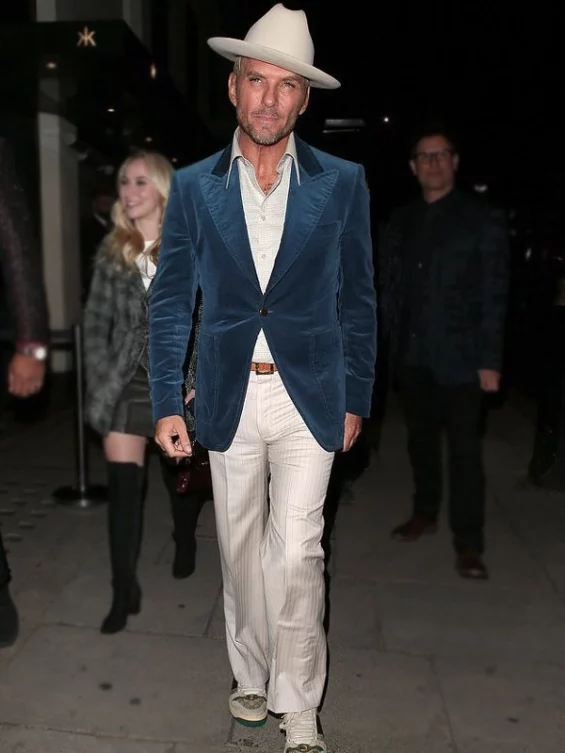 Matt Goss Suede Leather Blazer