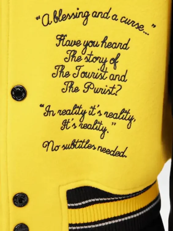 Mens Louis Vuitton Yellow Jacket
