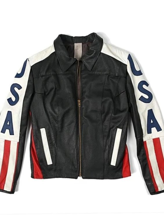 Selena Gomez American Flag Jacket