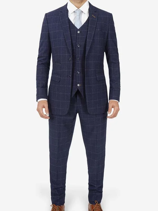 Notch Lapel Shelby Blue Suit Notch Lapel Shelby Blue Suit