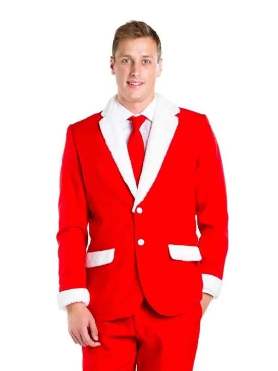 Santa Christmas Red Blazer