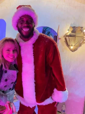 Blake Leeper Holiday Santa Rex Red Coat