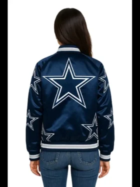 Dallas Cowboys Varsity Jacket back
