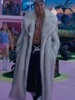 Ryan Gosling Barbie Ken White Fur Coat