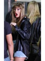 Taylor Swift Chiefs Game Leather Jacket
