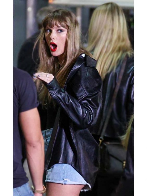 Taylor Swift Chiefs Game Leather Jacket