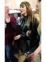 Taylor Swift Chiefs Game Leather Jacket