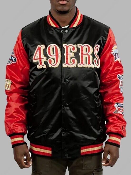 SF 49ers Champs Patches Jacket