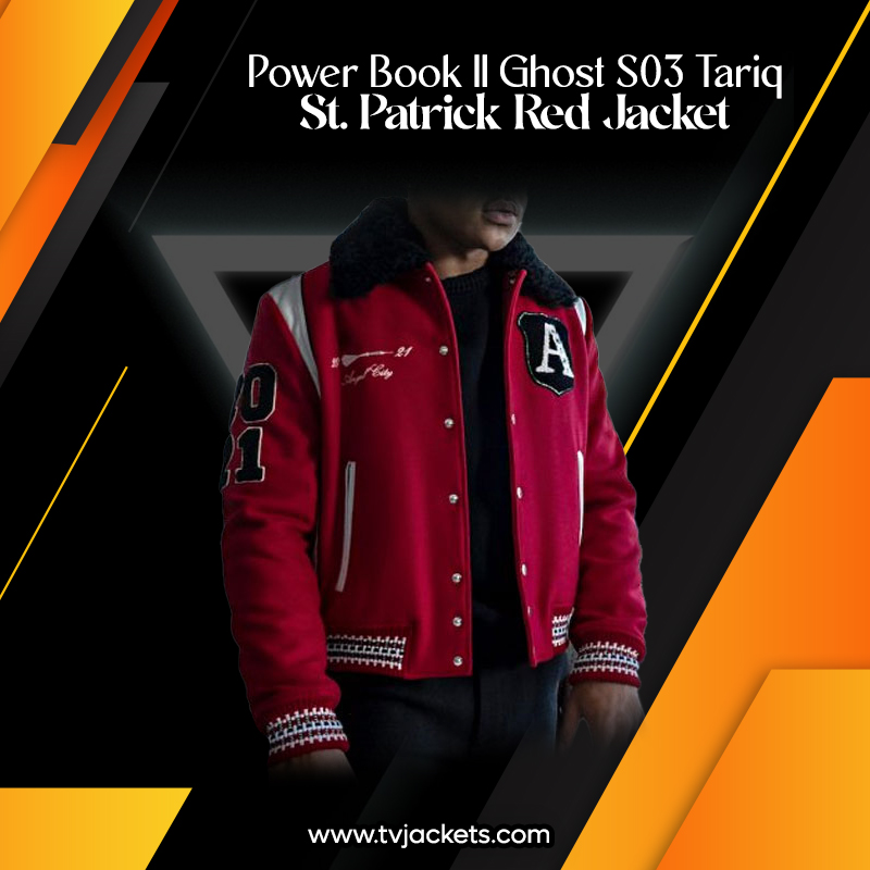 Power Book II Ghost S03 Tariq St. Patrick Red Jacket