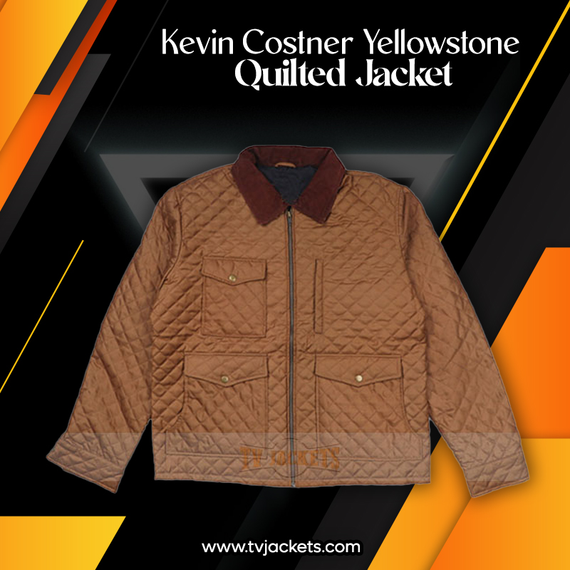 Kevin Costner Yellowstone Quilted Jacket