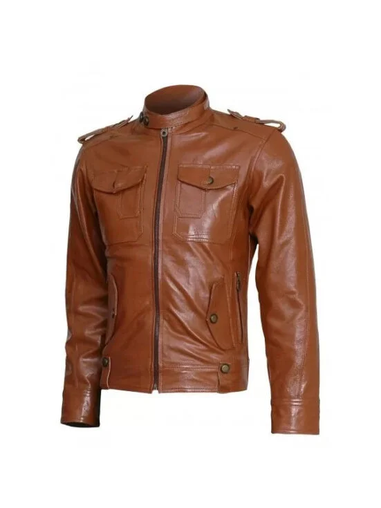 Mens-Tan-Leather-Jacket-551x735 Mens Tan Leather Jacket