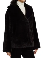 34th Taylor Swift Black Fur Jacket