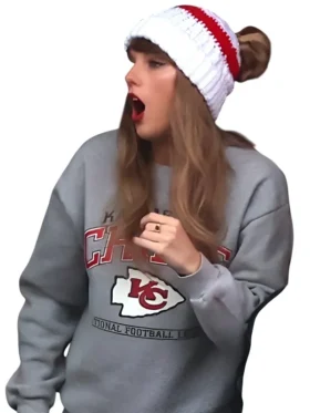 Taylor Swift Chiefs Grey Sweatshirt