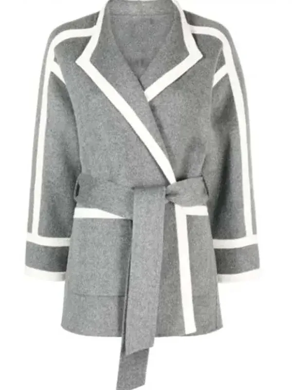 Elsbeth 2024 Gemma Nelson Grey Coat (2) Elsbeth Audrey Corsa Grey Coat