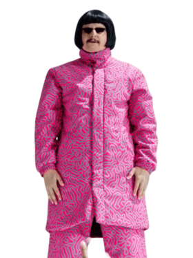 Bounce 2023 Music Video Oliver Tree Pink Print Suit