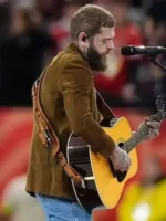 Super Bowl Post Malone Brown Blazer