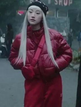 Yuyu Kitamura Dead Boy Detectives Red Puffer Jacket