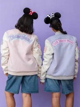 Disneyland Varsity Jacket-Stoney-Clover-Lane-Limited-Edition-Dual-Model-Back-Side