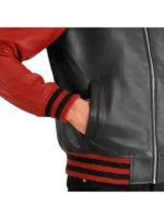Crimson-leather-varsity-jacket-mens