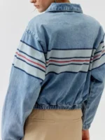 High Potential S01 Blue Denim Bomber Jacket