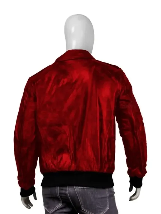 mens-bomber-red-leather-jacket