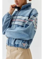 TV Series High Potential S01 Amirah J Denim Bomber Jacket