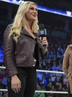 Ashley Elizabeth Fliehr WWE Leather