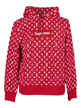 Louis Vuitton Supreme Hoodie in premium streetwear style