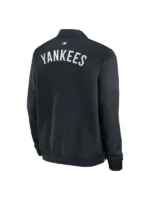 Men's New York Navy Full-Zip Bomber Jacket