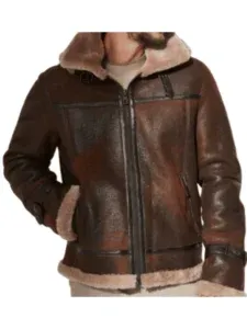 Mens Sheepskin B3 Leather Aviator Jacket