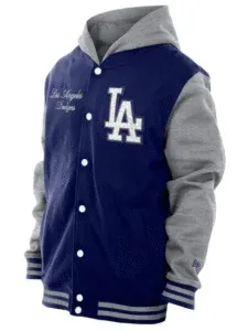 New Era Throwback Los Angeles Dodgers Hoodie Jacket