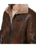 Mens Sheepskin B3 Leather Aviator Jacket