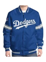 Starter Scout Full-Snap Los Angeles Dodgers Varsity Jacket