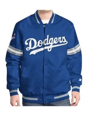 Starter Scout Full-Snap Los Angeles Dodgers Varsity Jacket