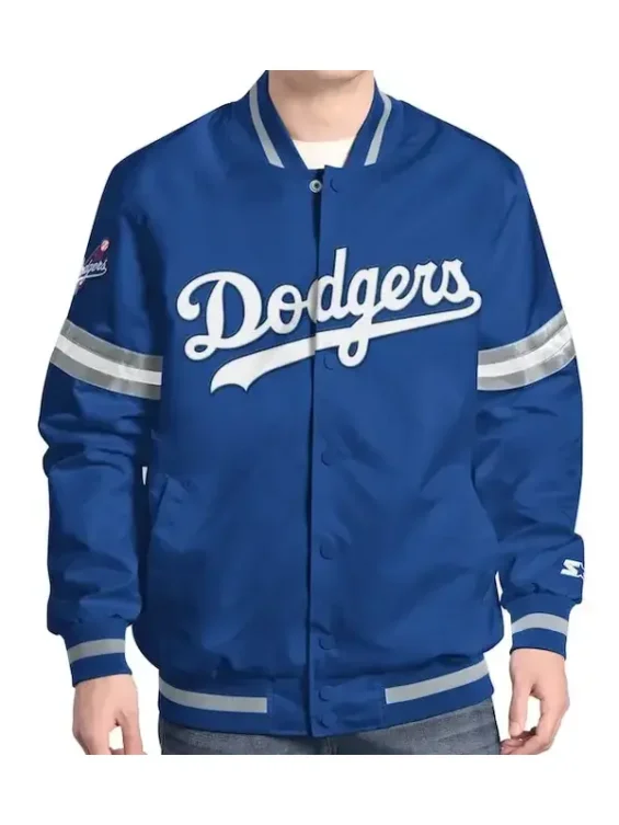 Starter Scout Full-Snap Los Angeles Dodgers Varsity Jacket