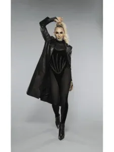 WWE Smackdown 2023 Charlotte Fliehr Leather Coat