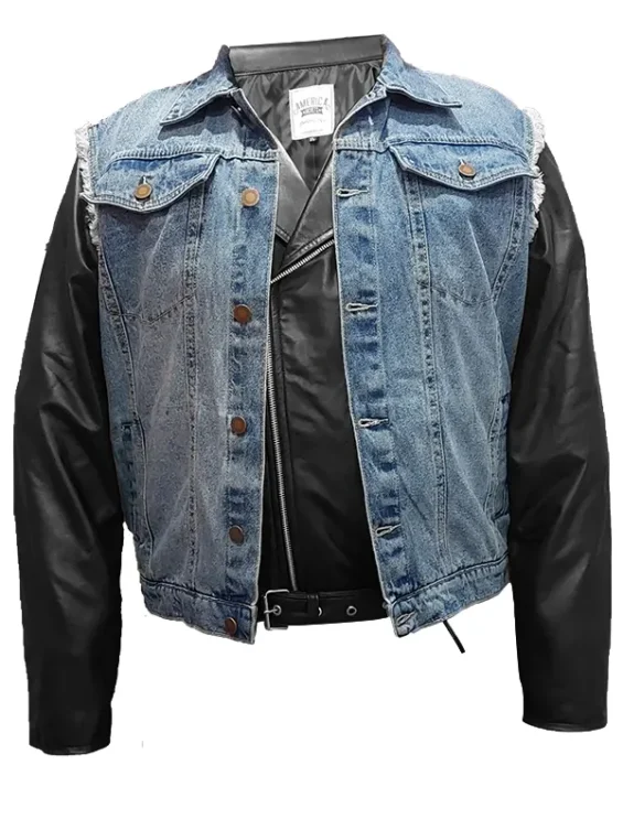 wwe-triple-h-denim-leather-jacket
