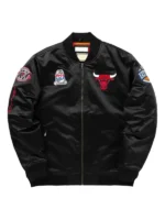 chicago-bulls-black-bomber-jacket