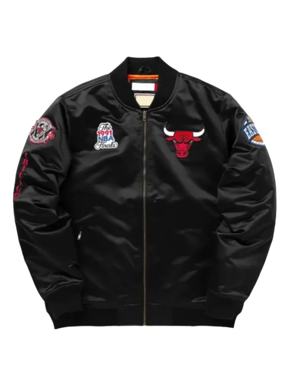 chicago-bulls-black-bomber-jacket