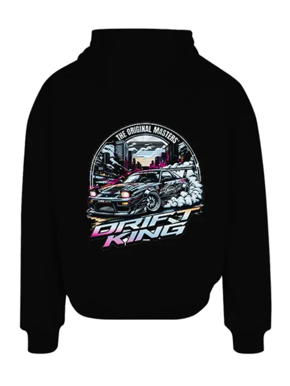 Street Racing Design Drift King Car Custom Hoodie