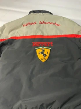 90s Marlboro Ferrari racing jacket made of high-quality parachute material.