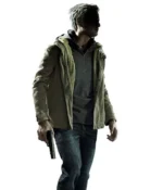 Men's resident evil jacket, Ethan Winters beige cotton style.