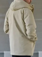 Resident Evil Ethan Winters jacket with snap-tab closure and shearling.