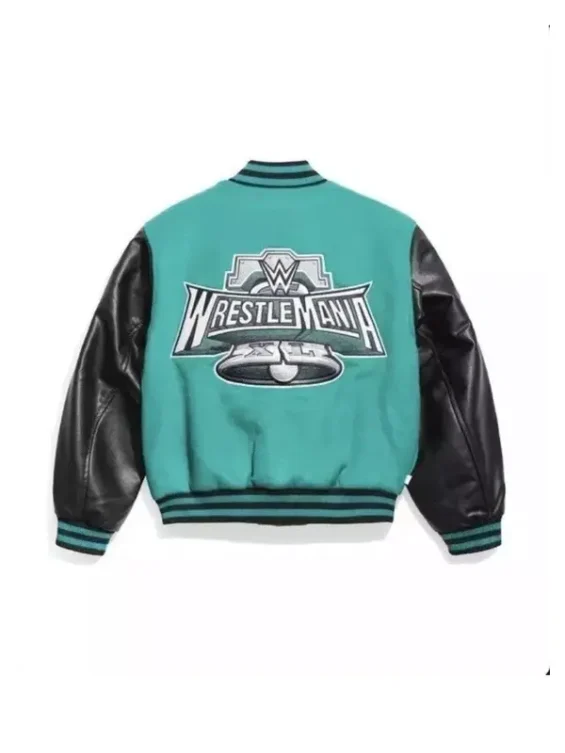 WWE Blue Varsity Jacket