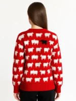 Princess of Wales Diana Black Sheep Sweater Pullover Jacket